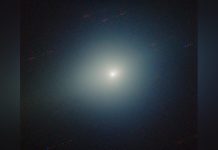 المذنب الضيف 3 آي/أطلس يلمع بالأخضر وهو يودّع النظام الشمسي المذنب الضيف 3 آي/أطلس يلمع بالأخضر وهو يودّع النظام الشمسي