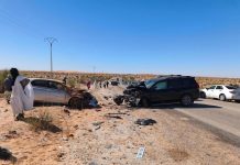 وفاة 3 في حادث سير ثانٍ خلال 24 ساعة بنواذيبو وفاة 3 في حادث سير ثانٍ خلال 24 ساعة بنواذيبو