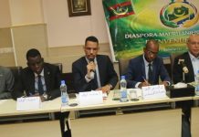 بعثة من وزارة الخارجية تلتقي جالية موريتانيا في الغابون بعثة من وزارة الخارجية تلتقي جالية موريتانيا في الغابون