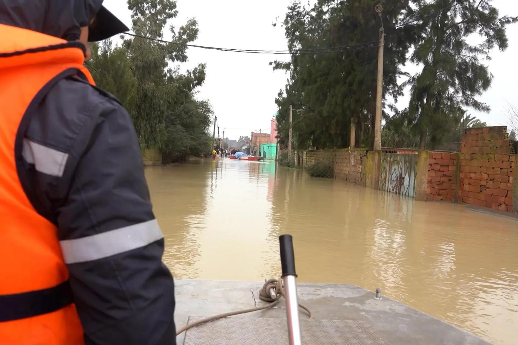 فيضانات تغير معالم قرية لكفيفات المغربية فيضانات تغير معالم قرية لكفيفات المغربية