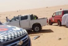 وفاة شخص وإصابة آخرين في حادث طريق نواذيبو وفاة شخص وإصابة آخرين في حادث طريق نواذيبو