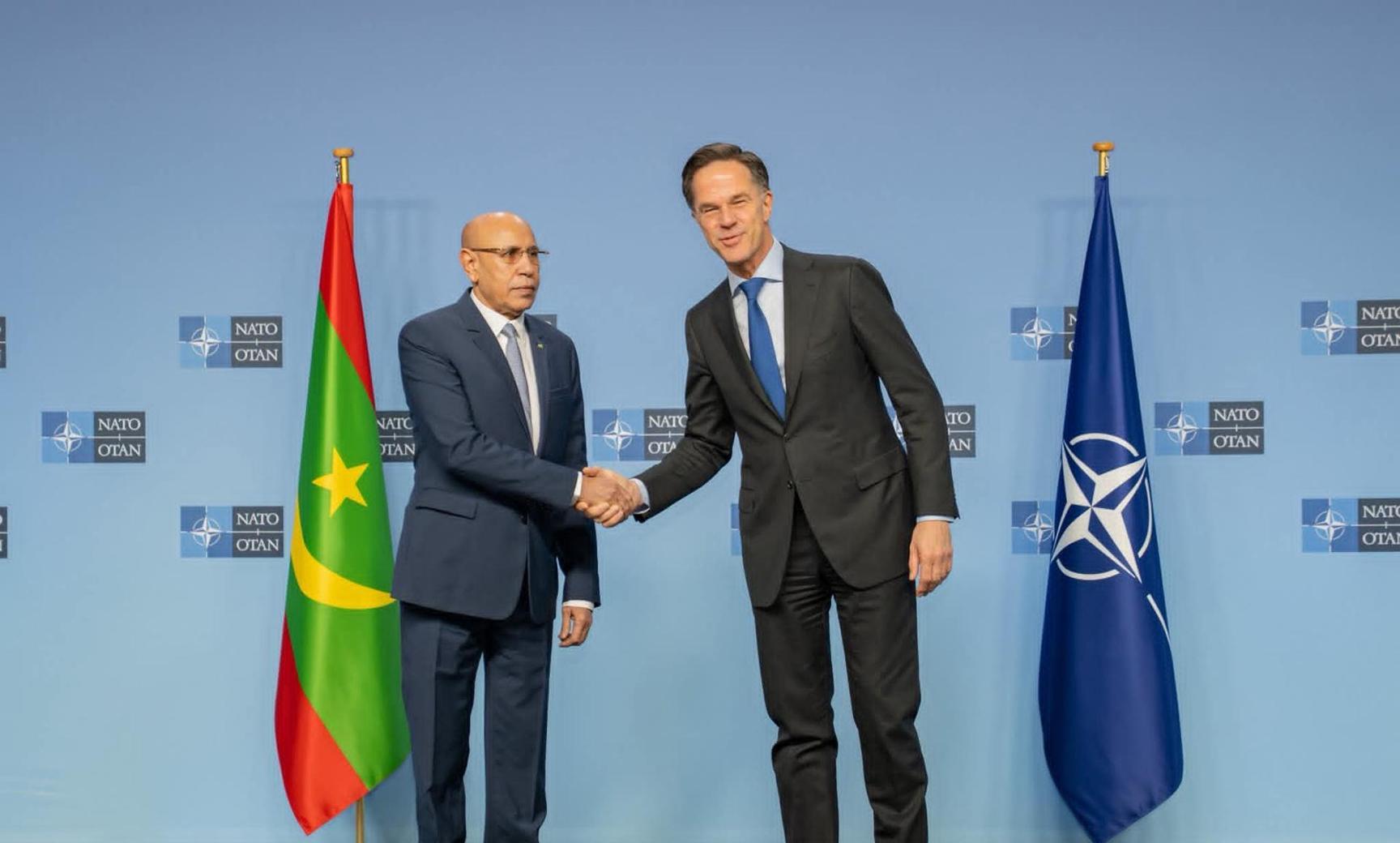 الرئيس غزواني يلتقي الأمين العام لحلف شمال الأطلسي الرئيس غزواني يلتقي الأمين العام لحلف شمال الأطلسي