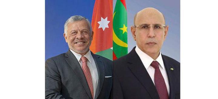 الرئيس غزواني يستعرض مع العاهل الأردني التطورات الإقليمية الرئيس غزواني يستعرض مع العاهل الأردني التطورات الإقليمية