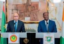 موريتانيا وساحل العاج تبحثان الأمن في غرب أفريقيا والساحل موريتانيا وساحل العاج تبحثان الأمن في غرب أفريقيا والساحل
