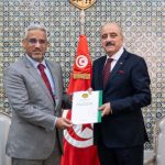 وزير خارجية تونس يتسلّم نسخة من أوراق اعتماد السّفير الموريتاني الجديد