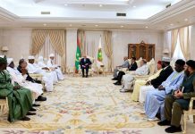 الرئيس الموريتاني يستقبل عميد جامع الجزائر بنواكشوط الرئيس الموريتاني يستقبل عميد جامع الجزائر بنواكشوط