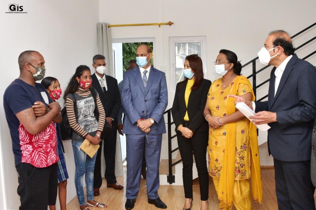 NHDC Hardship Cases:The DPM hands over keys of housing units to two families in StHilaire and Cité Beau Vallon NHDC Hardship Cases:The DPM hands over keys of housing units to two families in StHilaire and Cité Beau Vallon