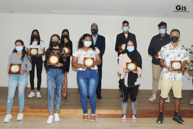 Eleven students from beneficiary families under NEF scheme rewarded for outstanding academic performance Eleven students from beneficiary families under NEF scheme rewarded for outstanding academic performance