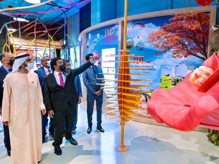 Sheikh Mohammed meets Presidents of Botswana, Zimbabwe and Mauritius at Expo 2020 Dubai Sheikh Mohammed meets Presidents of Botswana, Zimbabwe and Mauritius at Expo 2020 Dubai