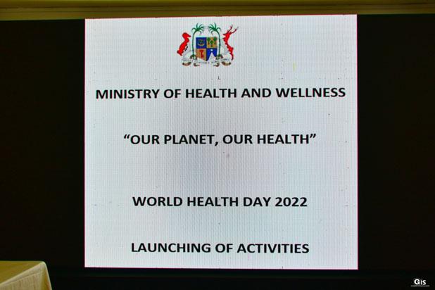 Several activities launched to commemorate World Health Day 2022 Several activities launched to commemorate World Health Day 2022