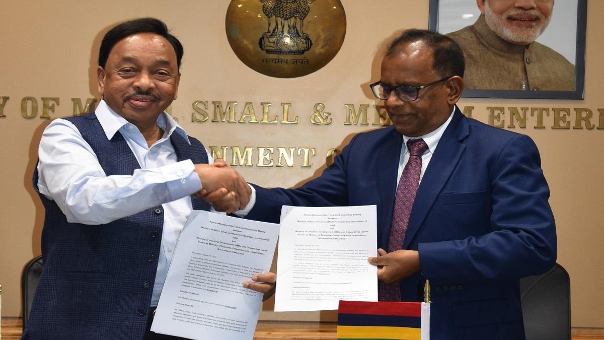 India, Mauritius sign MoUs for cooperation to boost MSME sector; discuss B2B meets, training programmes, more India, Mauritius sign MoUs for cooperation to boost MSME sector; discuss B2B meets, training programmes, more