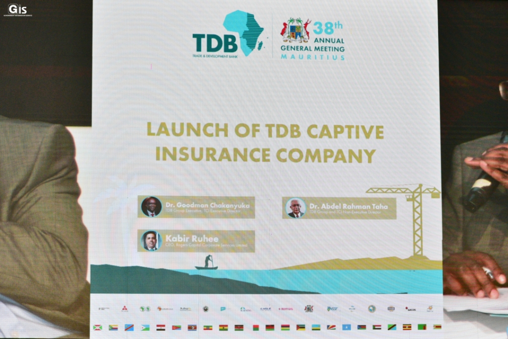 Eastern and Southern African Trade and Development Bank Group in Mauritius launches TDB Captive Insurance Company Eastern and Southern African Trade and Development Bank Group in Mauritius launches TDB Captive Insurance Company