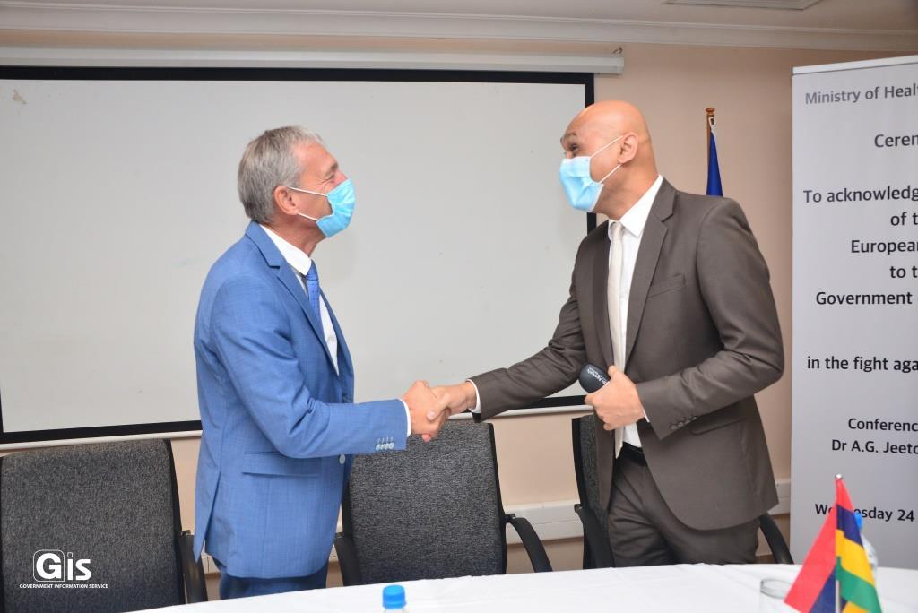 EU-Mauritius cooperation to strengthen health systems amid COVID-19 and combat communicable diseases acclaimed EU-Mauritius cooperation to strengthen health systems amid COVID-19 and combat communicable diseases acclaimed