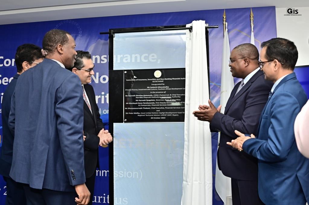 The Committee of Insurance, Securities and Non-Banking Financial Authorities Secretariat officially opened in Ebène The Committee of Insurance, Securities and Non-Banking Financial Authorities Secretariat officially opened in Ebène