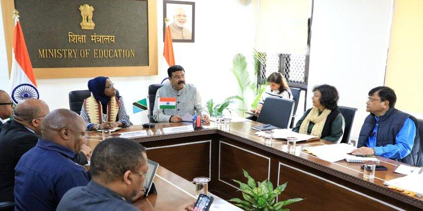 Dharmendra Pradhan holds meetings with Mauritius, Tanzania, Zimbabwe, Ghana to strengthen education, skilling Dharmendra Pradhan holds meetings with Mauritius, Tanzania, Zimbabwe, Ghana to strengthen education, skilling