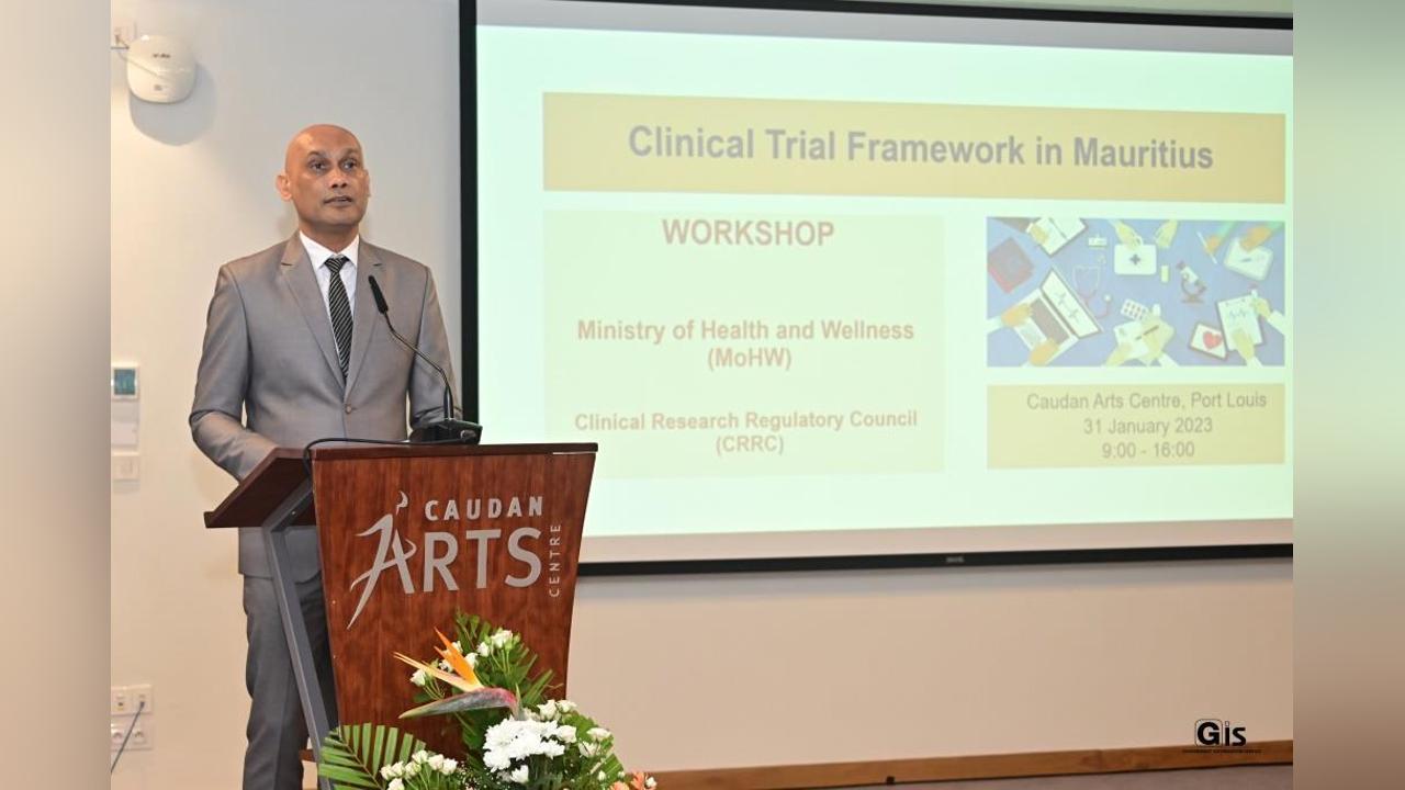 Health Minister highlights Mauritius’s aim to carry out clinical research with high standards of public transparency Health Minister highlights Mauritius’s aim to carry out clinical research with high standards of public transparency