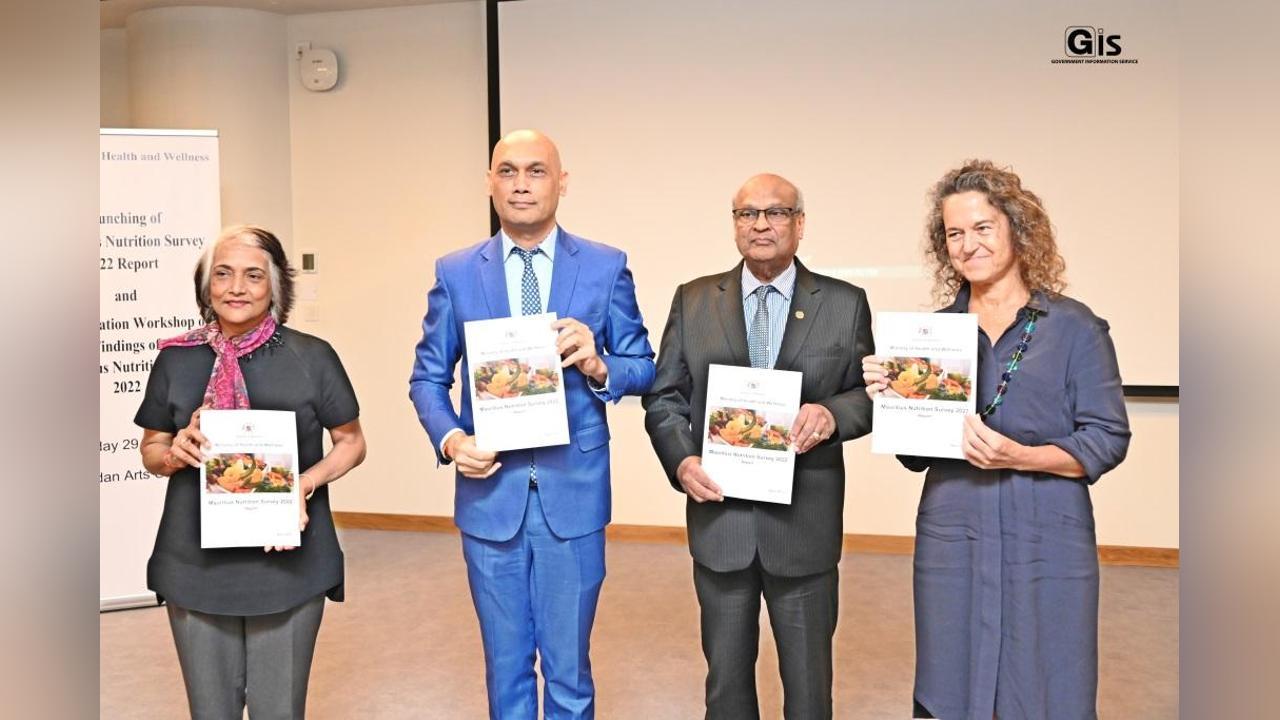 Minister Jagutpal launches Mauritius Nutrition Survey 2022 Report to sensitise population on healthy eating habits Minister Jagutpal launches Mauritius Nutrition Survey 2022 Report to sensitise population on healthy eating habits