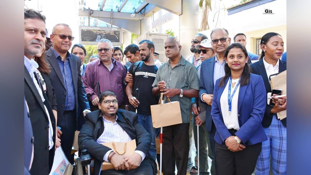 Inclusive Transportation: MEL organises familiarisation session to educate visually and physically impaired on how to use its services Inclusive Transportation: MEL organises familiarisation session to educate visually and physically impaired on how to use its services
