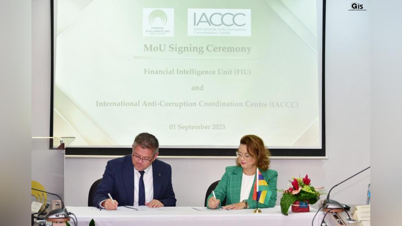 MoU signed to reinforce collaboration between Financial Intelligence Unit and International Anti-Corruption Coordination Centre MoU signed to reinforce collaboration between Financial Intelligence Unit and International Anti-Corruption Coordination Centre