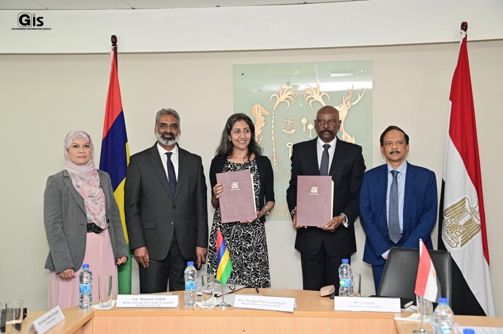 Fostering collaboration in renewable energy: Virtual signing of MoU between Mauritius and the Arab Republic of Egypt Fostering collaboration in renewable energy: Virtual signing of MoU between Mauritius and the Arab Republic of Egypt