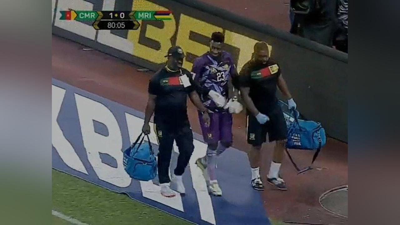 Extra misery for Erik ten Hag as Andre Onana is taken off injured during Cameroon’s clash vs. Mauritius Extra misery for Erik ten Hag as Andre Onana is taken off injured during Cameroon’s clash vs. Mauritius