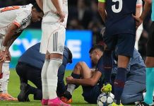 Hakimi injured, Diaz apologises after heavy tackle Hakimi injured, Diaz apologises after heavy tackle