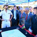Macron Visits French Navy Patrol Vessel Champlain Macron Visits French Navy Patrol Vessel Champlain