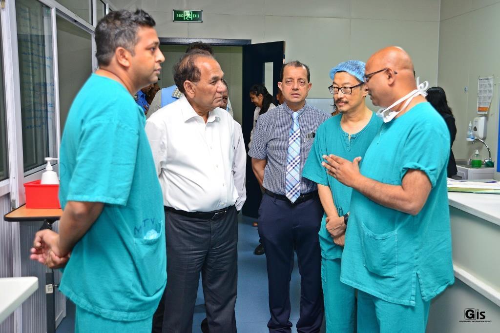 Minister Bachoo Reviews Progress at Renal Transplant Unit Minister Bachoo Reviews Progress at Renal Transplant Unit