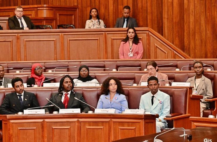 Delegates Debate at Francophone Youth Parliament Mauritius Delegates Debate at Francophone Youth Parliament Mauritius