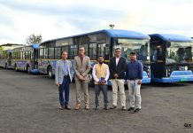 Mauritius receives 30 additional electric buses from India Mauritius receives 30 additional electric buses from India