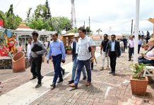 Minister Gunness Reviews Grand Bassin Works for Maha Shivratree Minister Gunness Reviews Grand Bassin Works for Maha Shivratree