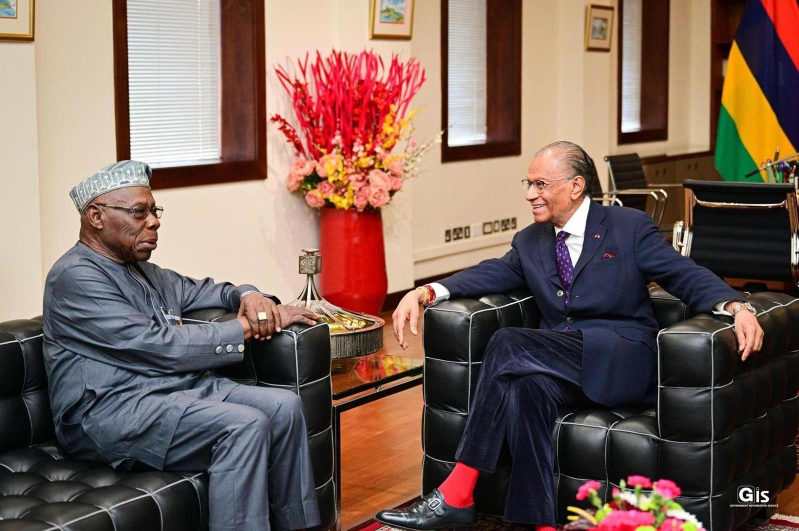 Ramgoolam and Obasanjo Reaffirm Mauritius-Nigeria Ties Ramgoolam and Obasanjo Reaffirm Mauritius-Nigeria Ties