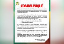 FSF Accepts CAF Sanctions Without Appeal FSF Accepts CAF Sanctions Without Appeal