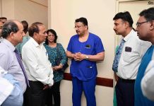 Minister of Health Meets Indian Specialists at Victoria Hospital Minister of Health Meets Indian Specialists at Victoria Hospital