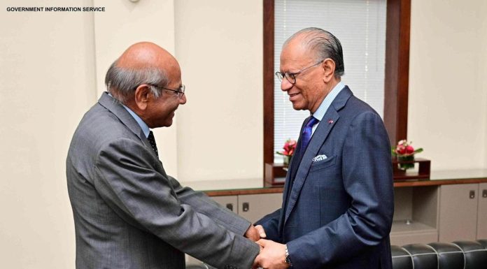 PM Ramgoolam and Ambassador Saran on Maritime Cooperation PM Ramgoolam and Ambassador Saran on Maritime Cooperation