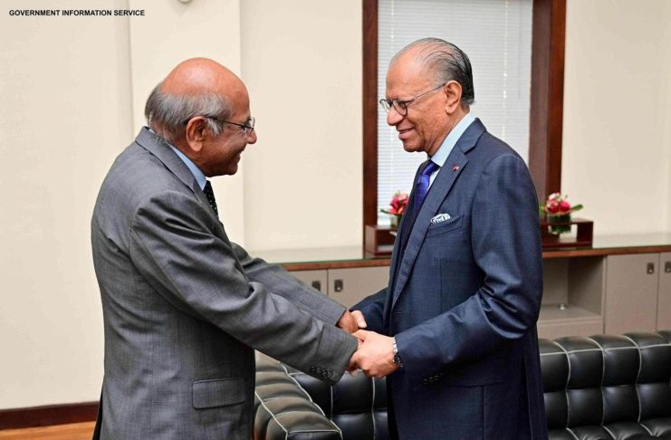 PM Ramgoolam and Ambassador Saran on Maritime Cooperation PM Ramgoolam and Ambassador Saran on Maritime Cooperation