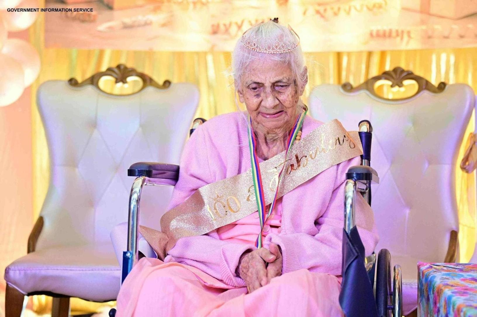 New centenarian, Mrs Dayhoot Joyram, celebrates her birthday New centenarian, Mrs Dayhoot Joyram, celebrates her birthday
