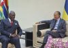PM Dr Navin Ramgoolam Welcomed by Congolese Counterpart PM Dr Navin Ramgoolam Welcomed by Congolese Counterpart