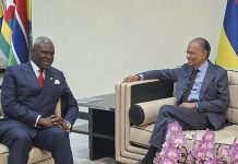 PM Dr Navin Ramgoolam Welcomed by Congolese Counterpart PM Dr Navin Ramgoolam Welcomed by Congolese Counterpart