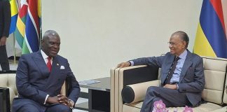 PM Dr Navin Ramgoolam Welcomed by Congolese Counterpart PM Dr Navin Ramgoolam Welcomed by Congolese Counterpart