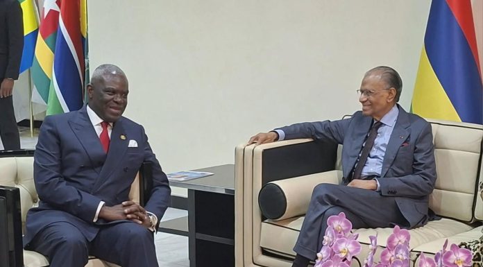 PM Dr Navin Ramgoolam Welcomed by Congolese Counterpart PM Dr Navin Ramgoolam Welcomed by Congolese Counterpart