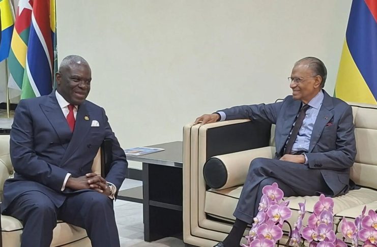 PM Dr Navin Ramgoolam Welcomed by Congolese Counterpart PM Dr Navin Ramgoolam Welcomed by Congolese Counterpart