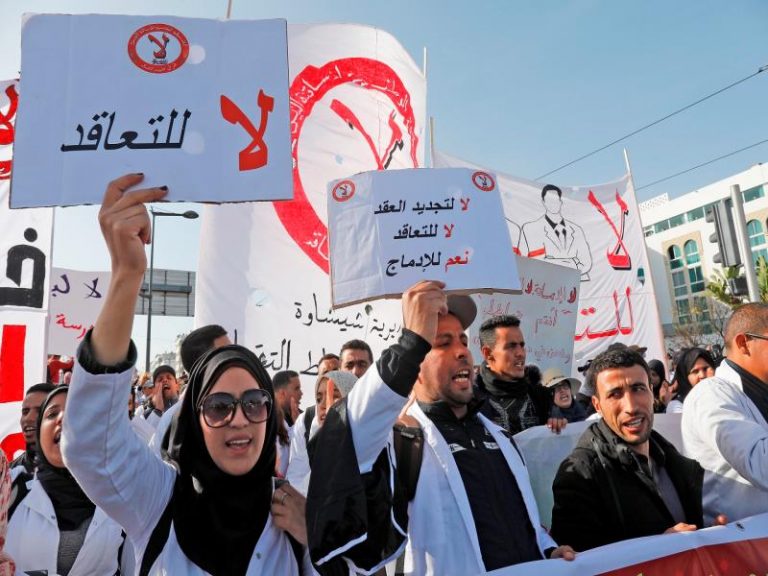 أساتذة التعاقد يتراجعون عن ايقاف إضرابهم