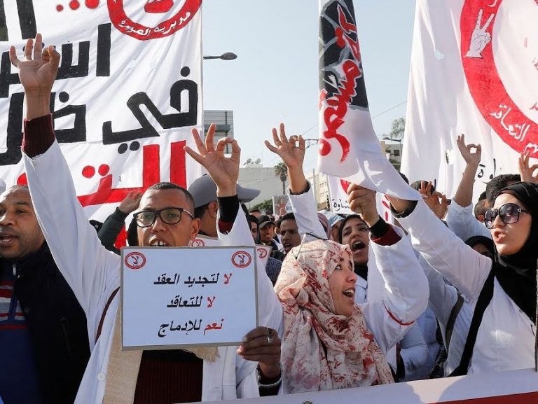 “المتعاقدون” يتجهون نحو تعليق إضرابهم لمدة أسبوع
