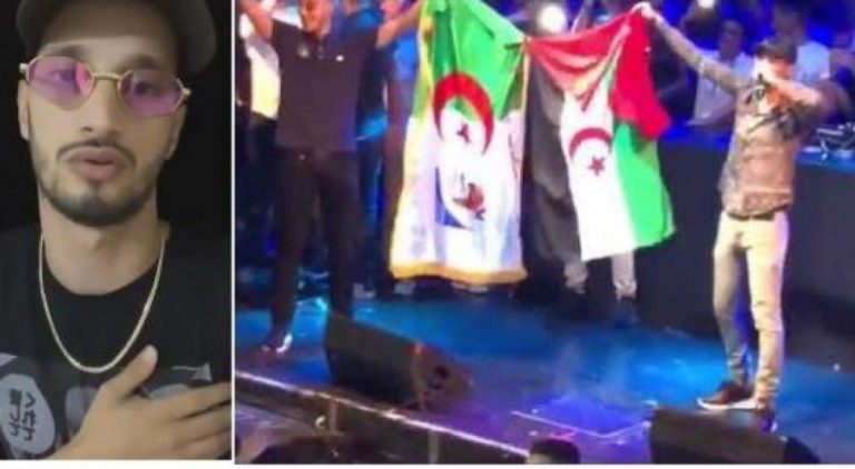 سولكينغ يرفع علم البوليساريو…والمغاربة غاضبون