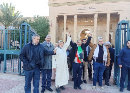 ويحمان يغادر السجن ويمثل حرا أمام استئنافية الراشيدية – فيديو