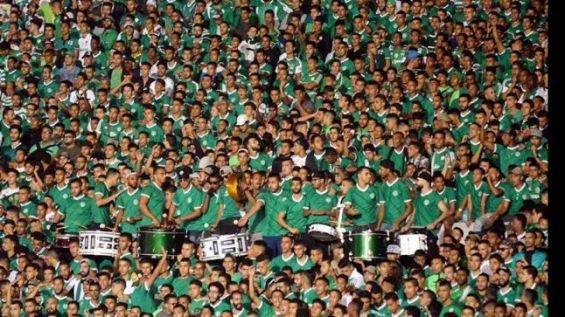 مباراة الرجاء البيضاوي ضد الترجي التونسي بشبابيك مغلقة