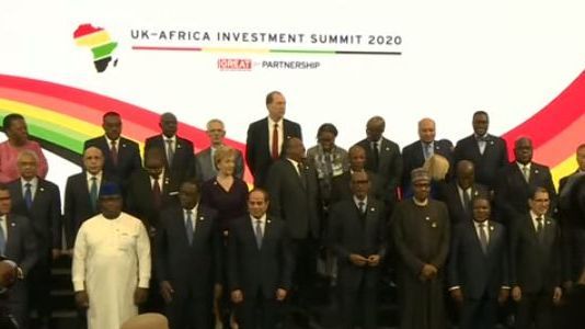 العثماني وجونسون في قمة الاستثمار الإفريقية البريطانية