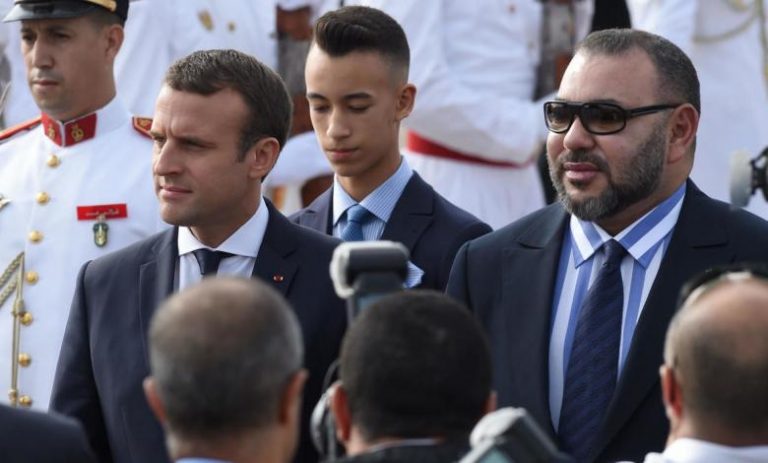 الملك محمد السادس، و الرئيس الفرنسي إيمانويل ماكرون