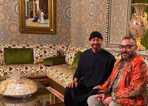 ولي العهد الإماراتي يحل بالمغرب بعد مشاركته في مؤتمر برلين